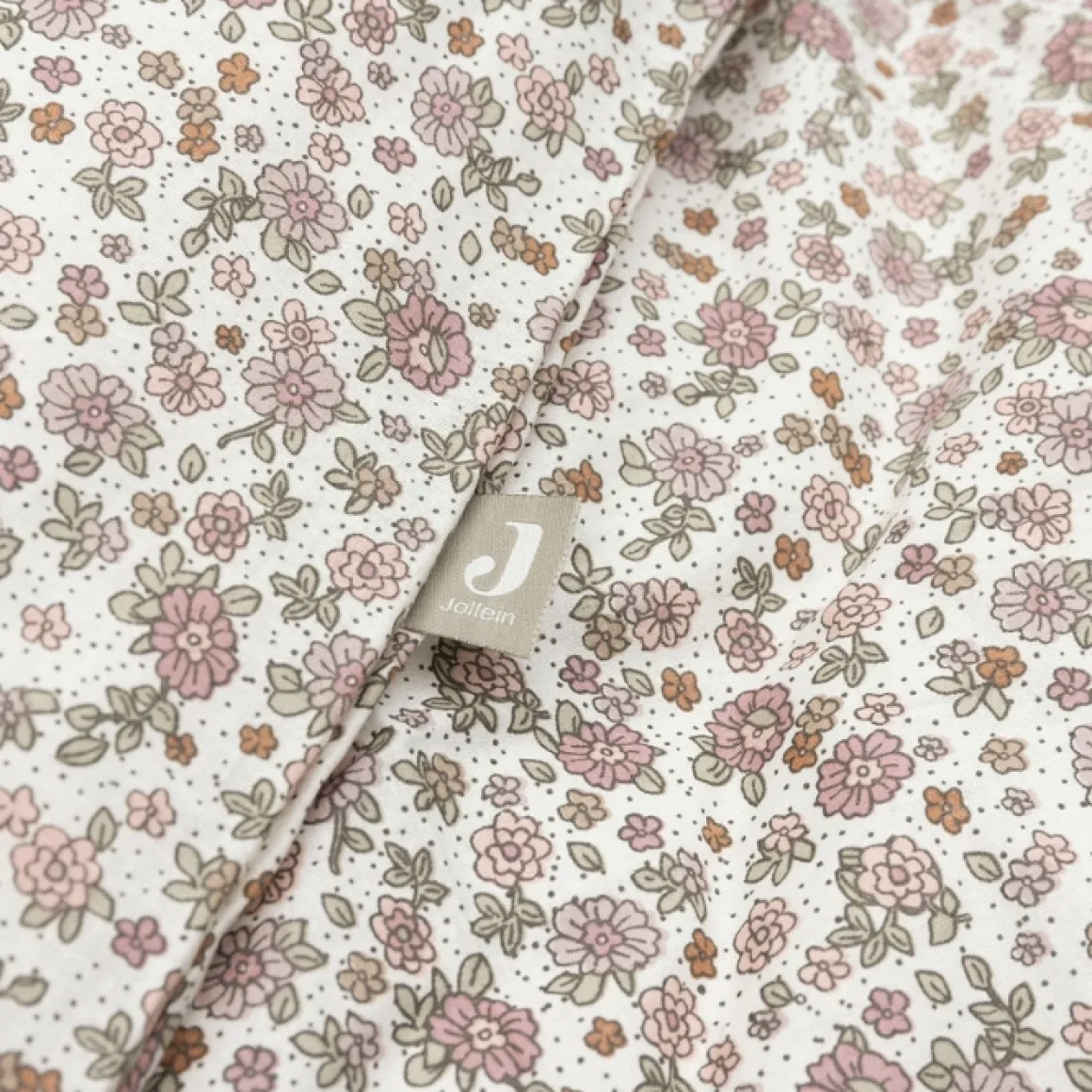Jollein Dekbedovertrek Retro Flowers 100X140Cm