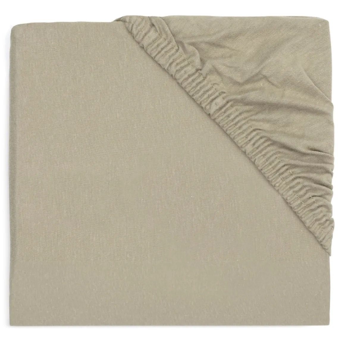 Jollein Hoeslaken Ledikant Jersey Olive Green 60X120Cm