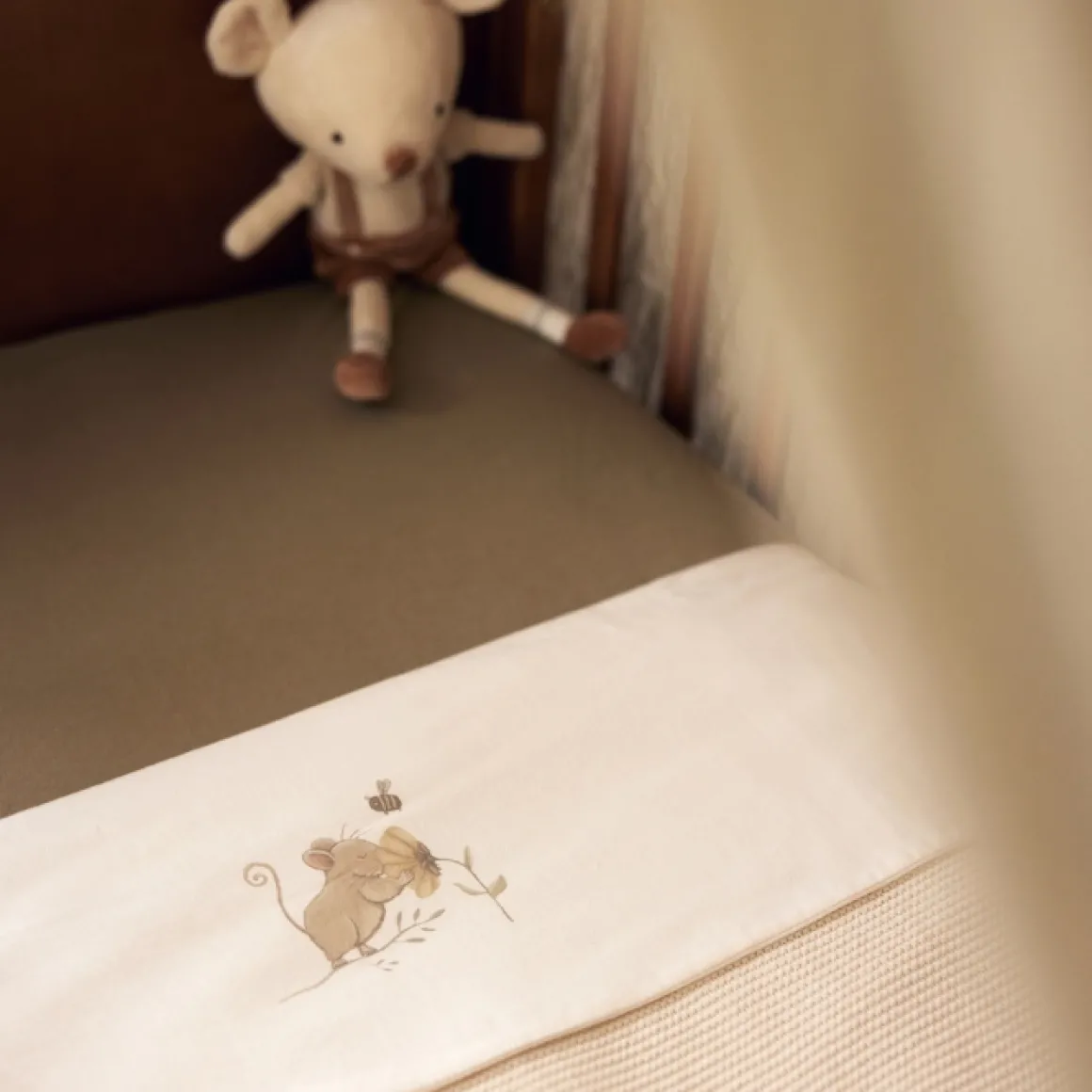 Jollein Hoeslaken Ledikant Jersey Olive Green 60X120Cm