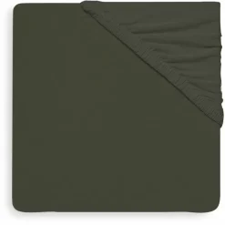 Jollein Hoeslaken Ledikant Jersey 60X120Cm Leaf Green