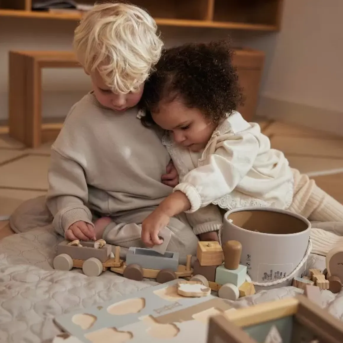 Jollein Houten Speelgoedtrein Farm