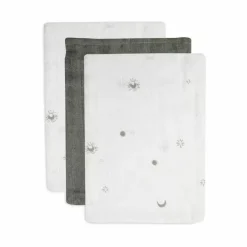 Jollein Hydrofiele Washandjes Stargaze Leaf Green (3St)