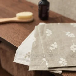 Jollein Hydrofiele Washandjes Twig Olive Green (3St)