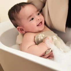 Jollein Hydrofiele Washandjes Twig Olive Green (3St)