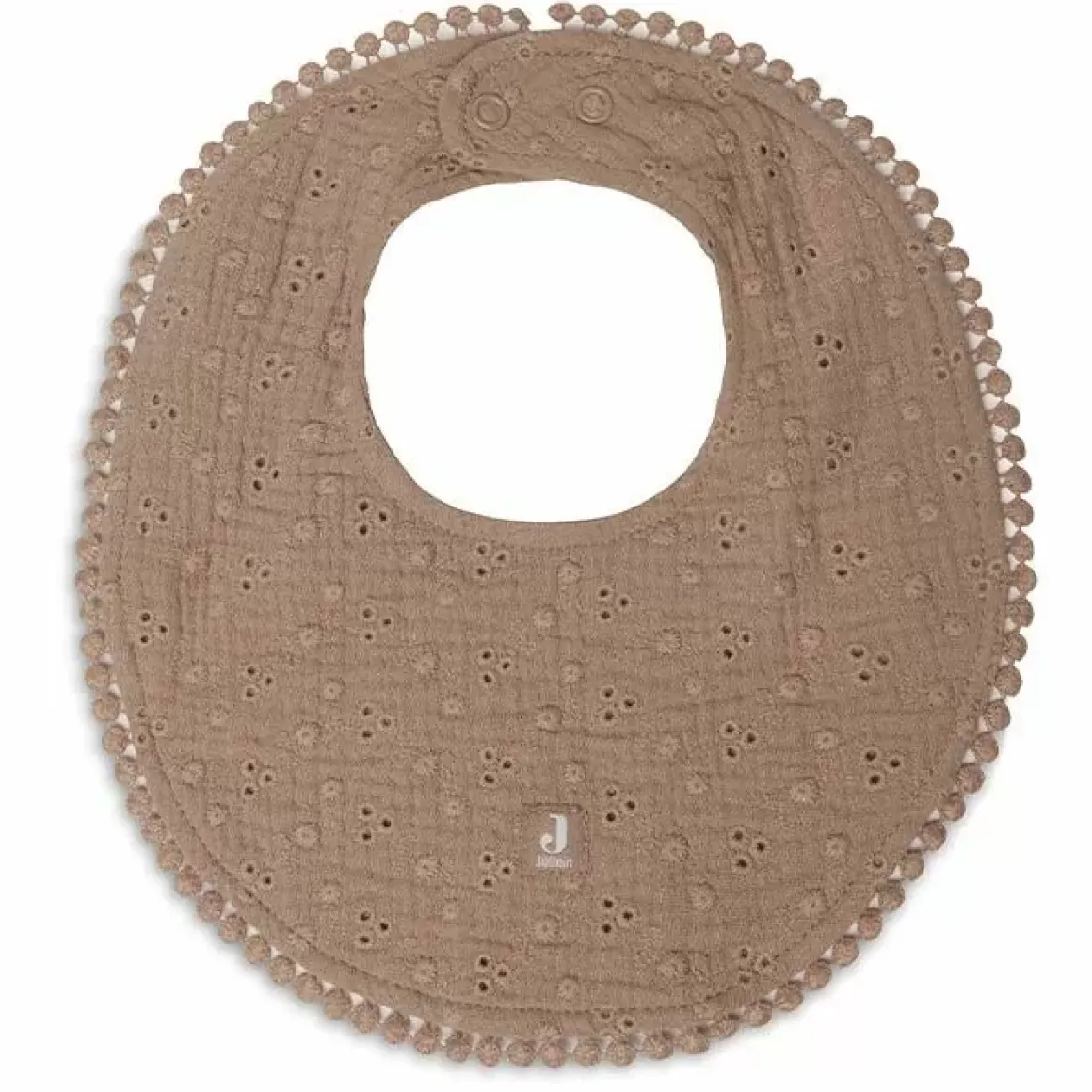 Jollein Kwijlslab Embroidery Biscuit