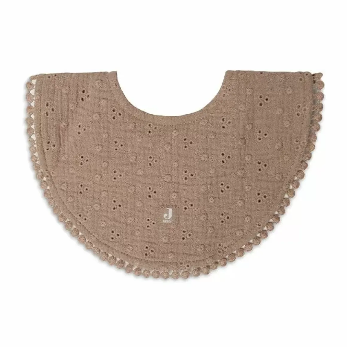 Jollein Kwijlslab Embroidery Biscuit