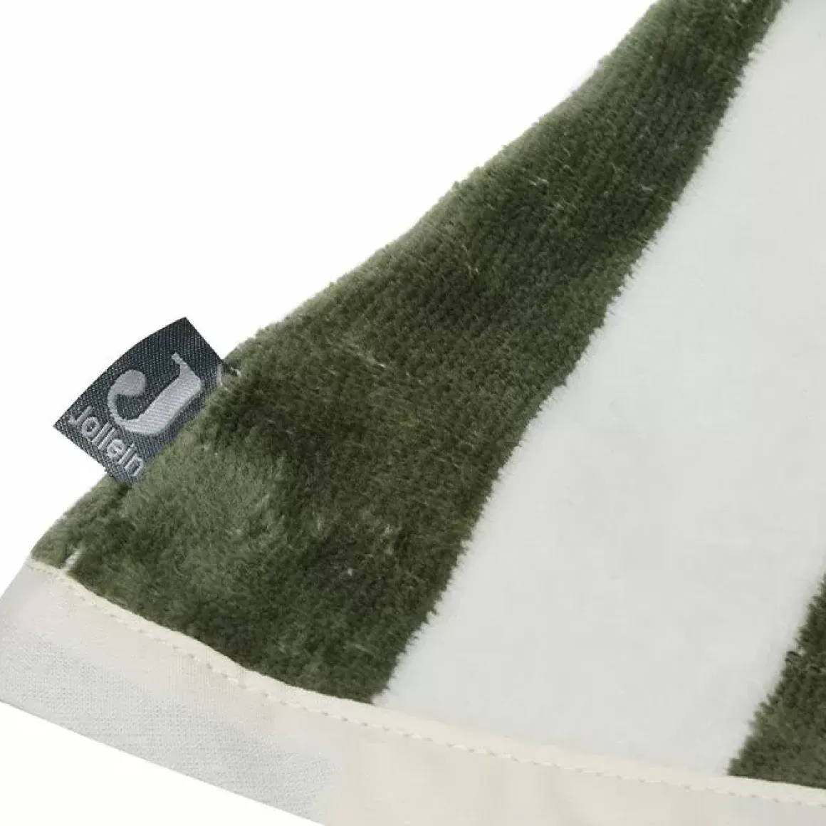 Jollein Lange Washand Stripe Terry Leaf Green
