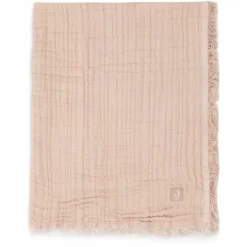 Jollein Ledikantdeken Fringe Moonstone/Ivory