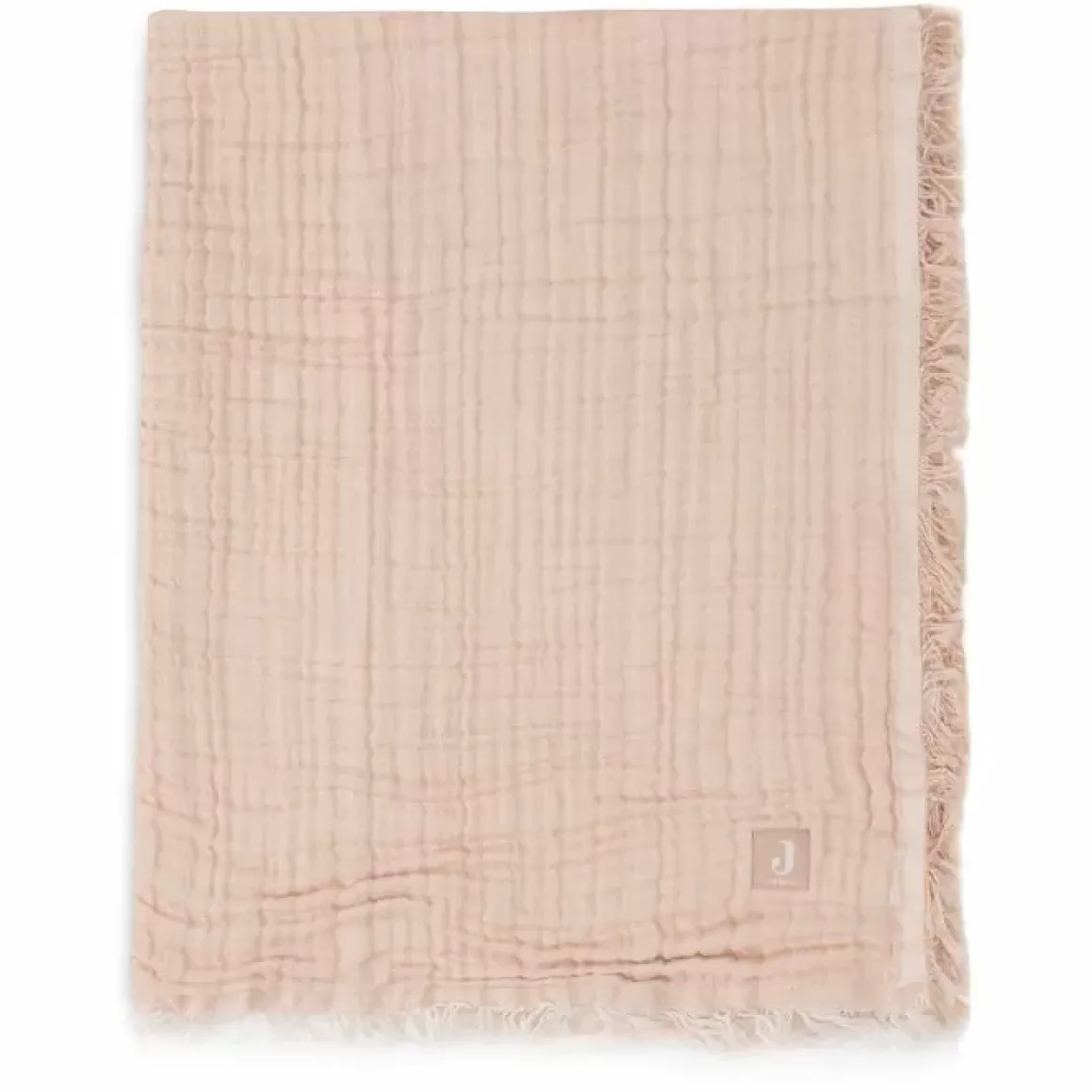 Jollein Ledikantdeken Fringe Moonstone/Ivory