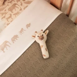 Jollein Ledikantdeken Grain Knit Olive Green 100X150Cm