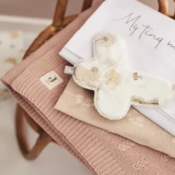 Jollein Ledikantdeken Grain Knit Wild Rose 100X150Cm