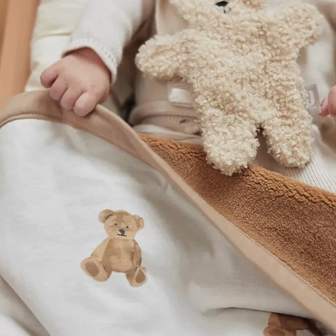 Jollein Ledikantdeken Jersey Teddy Bear