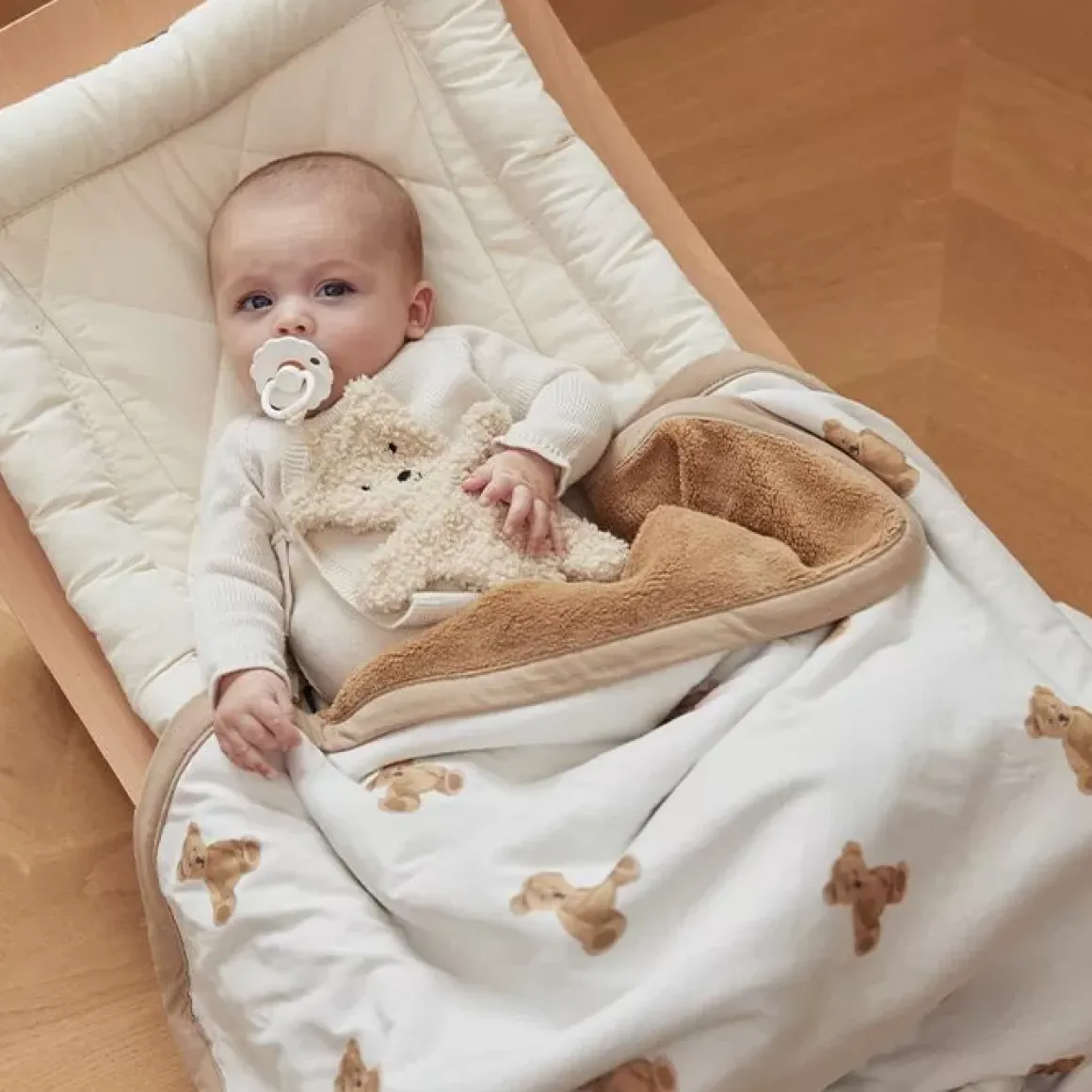 Jollein Ledikantdeken Jersey Teddy Bear