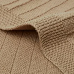Jollein Ledikantdeken Pure Knit Biscuit