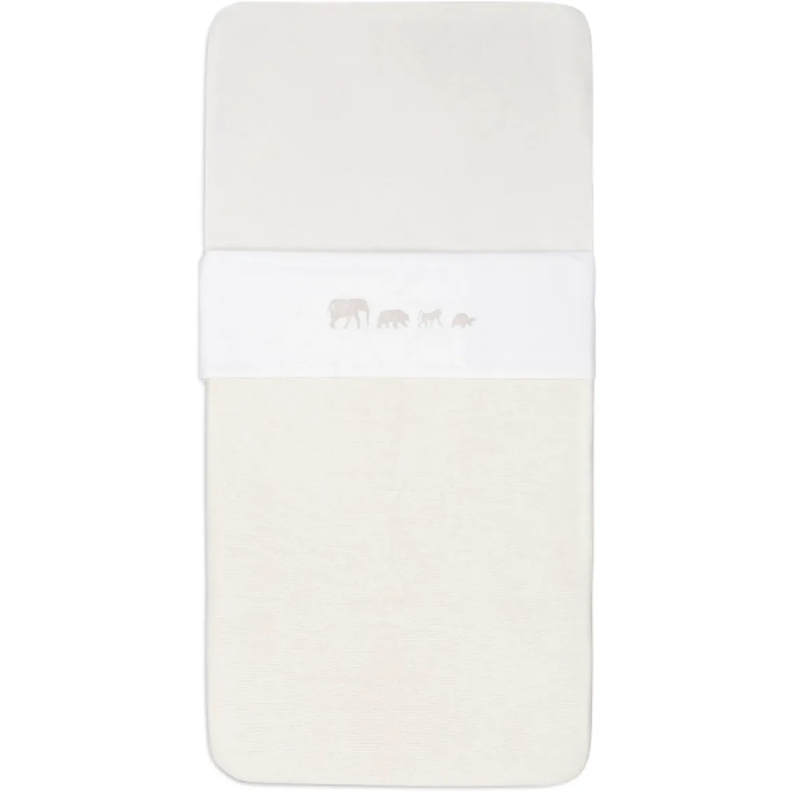 Jollein Ledikantlaken Animals Nougat 120X150Cm