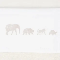 Jollein Ledikantlaken Animals Nougat 120X150Cm