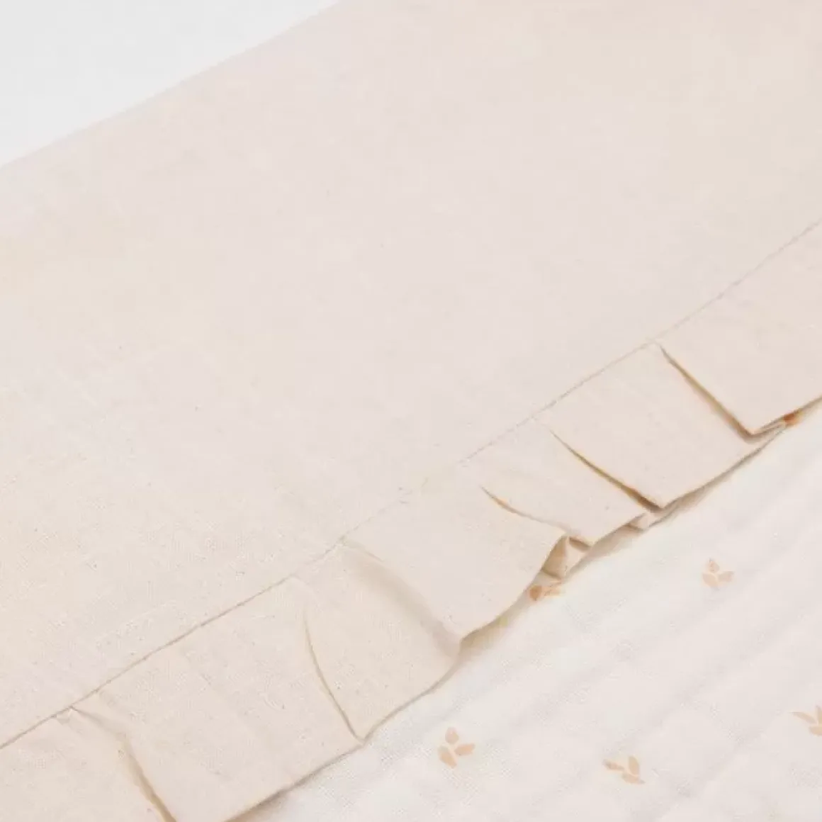 Jollein Ledikantlaken Ruffle Natural