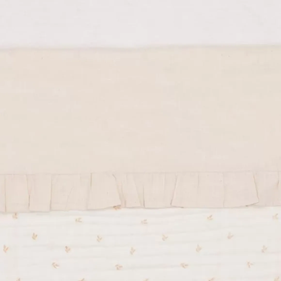 Jollein Ledikantlaken Ruffle Natural