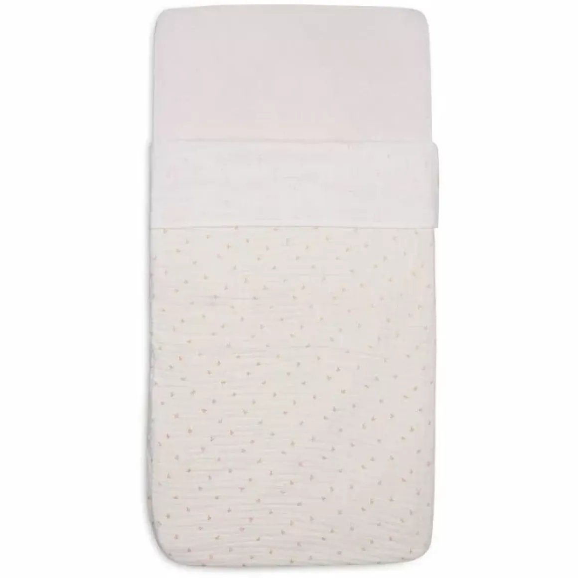 Jollein Ledikantlaken Slub Ivory 120X150Cm