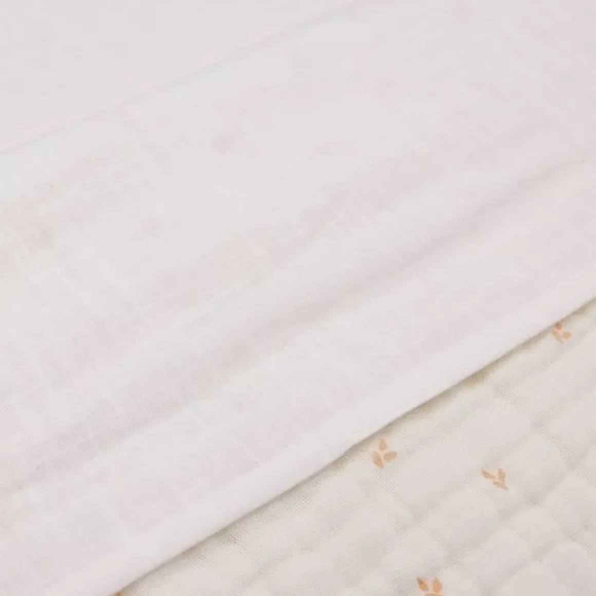 Jollein Ledikantlaken Slub Ivory 120X150Cm