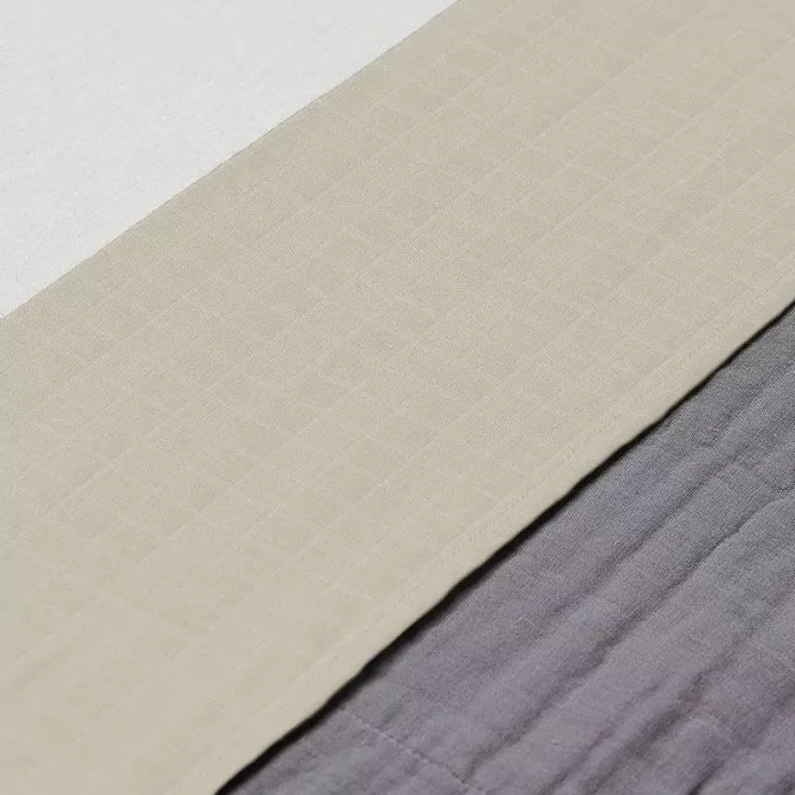 Jollein Ledikantlaken Wrinkled Cotton Nougat