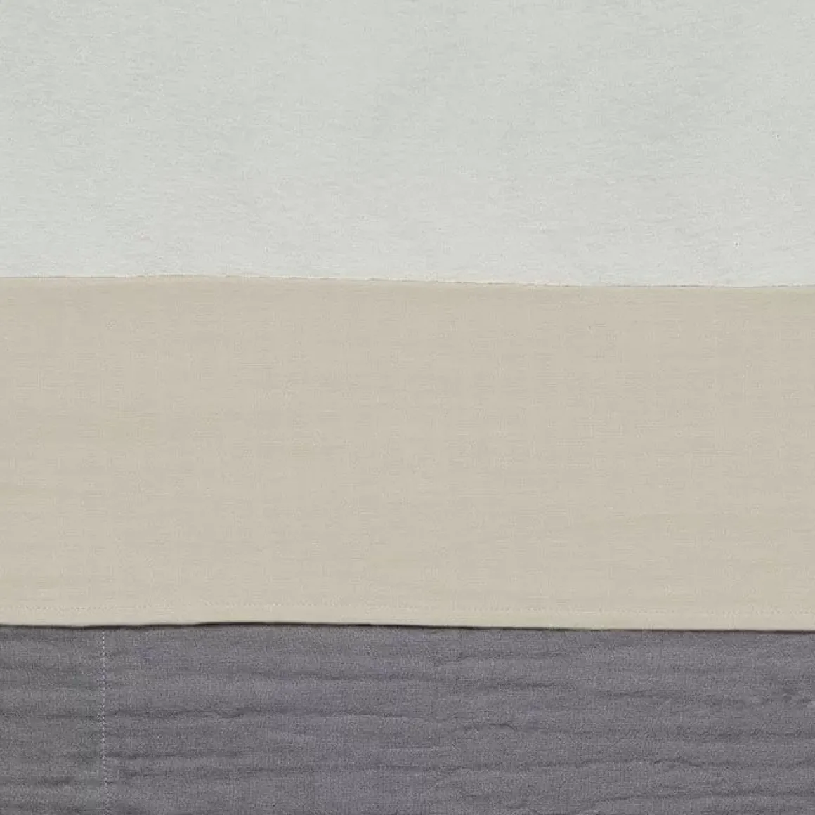 Jollein Ledikantlaken Wrinkled Cotton Nougat