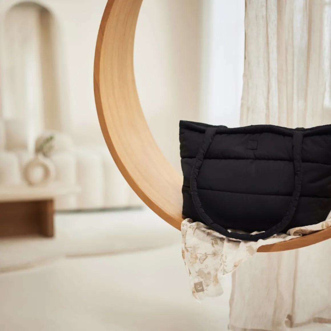 Jollein Luiertas Puffed Zwart