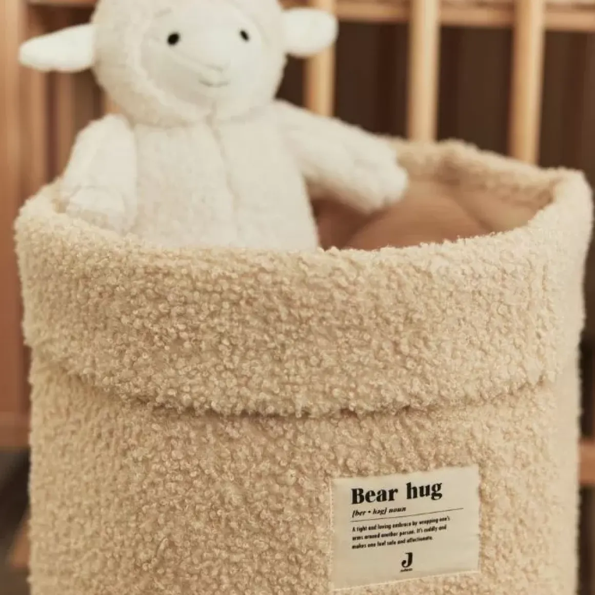 Jollein Opbergmand Boucle Naturel