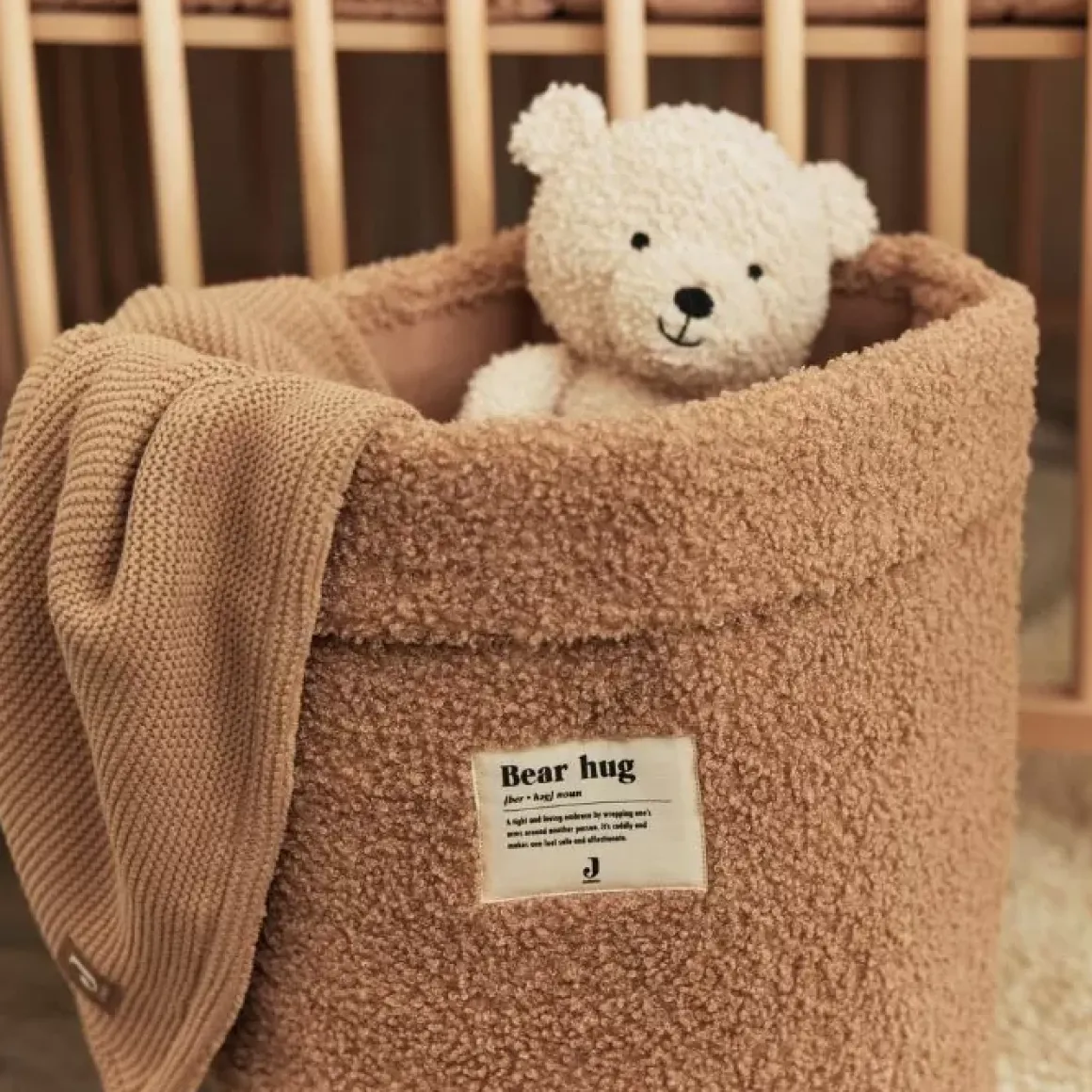 Jollein Opbergmand Boucle Biscuit