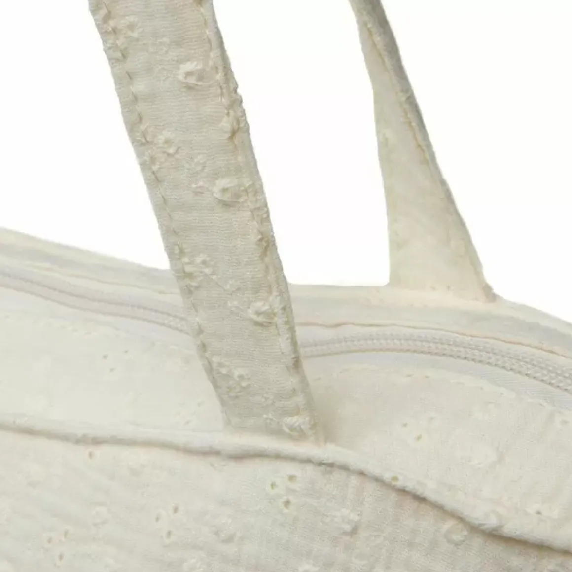 Jollein Shopper Embroidery Ivory