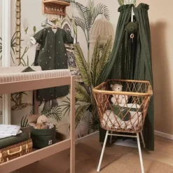 Jollein Slaapzak Afritsbare Mouw Stargaze Leaf Green