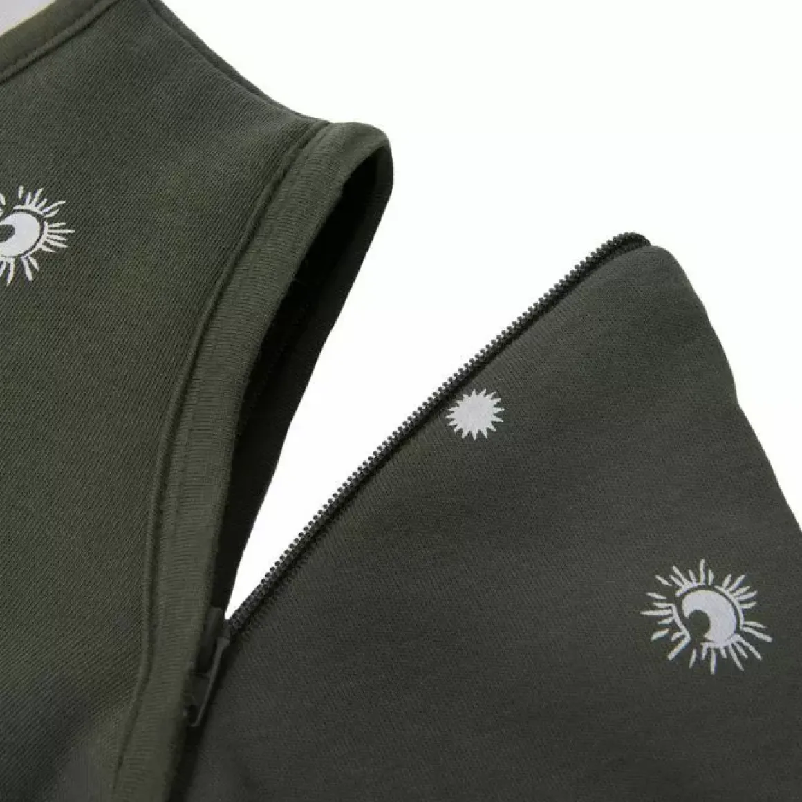 Jollein Slaapzak Afritsbare Mouw Stargaze Leaf Green