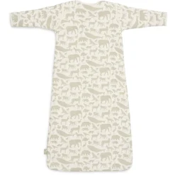 Jollein Slaapzak Afritsbare Mouwen Animals Olive Green