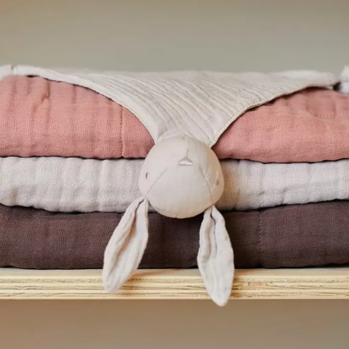 Jollein Speendoekje Bunny Nougat