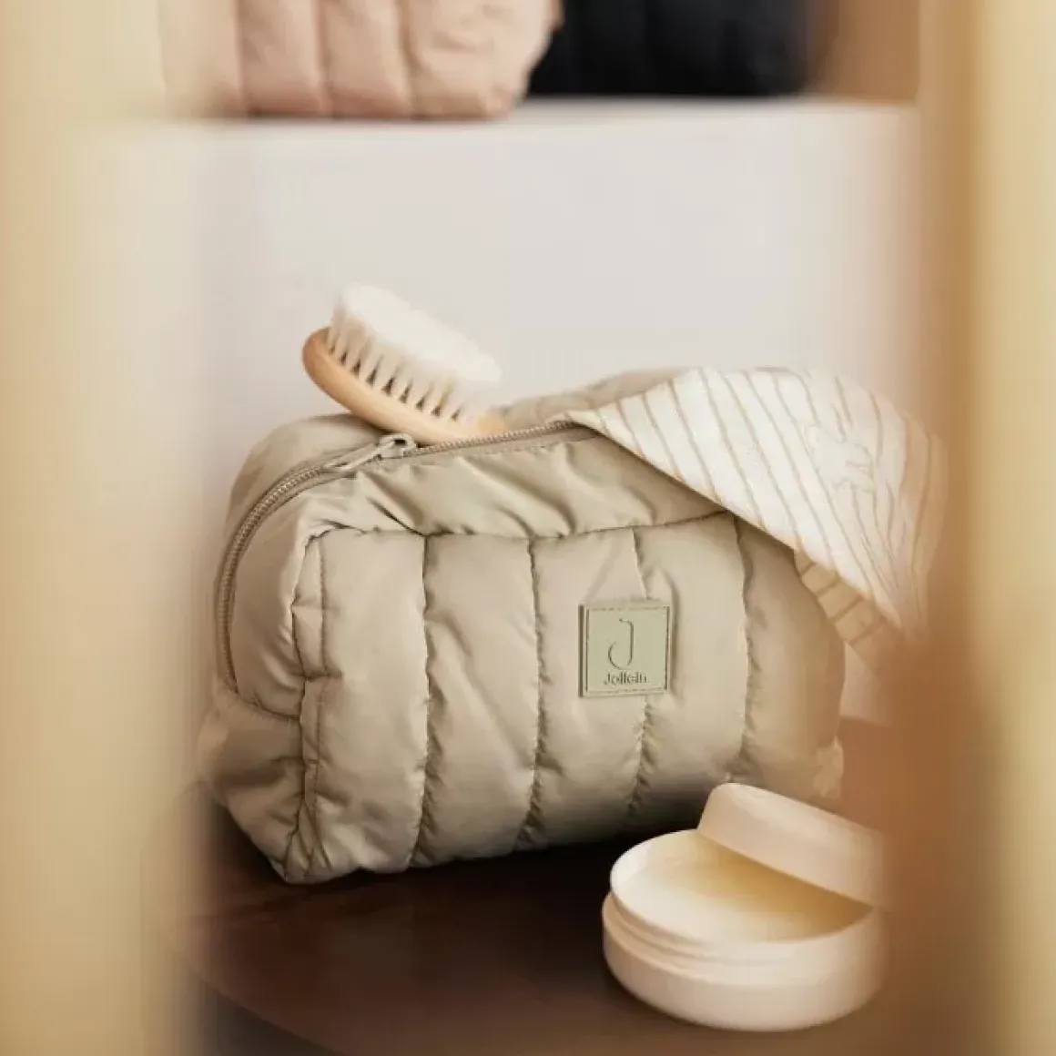 Jollein Toilettas Puffed Olive Green