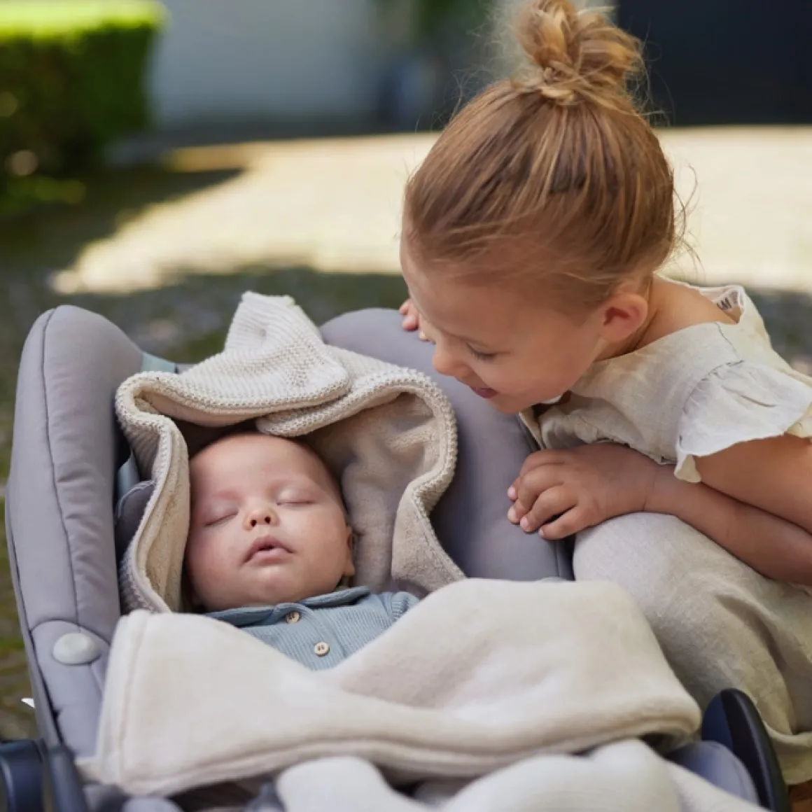 Jollein Voetenzak Basic Knit Nougat