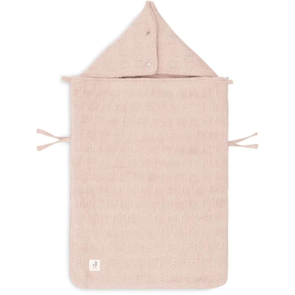 Jollein Voetenzak Grain Knit Wild Rose