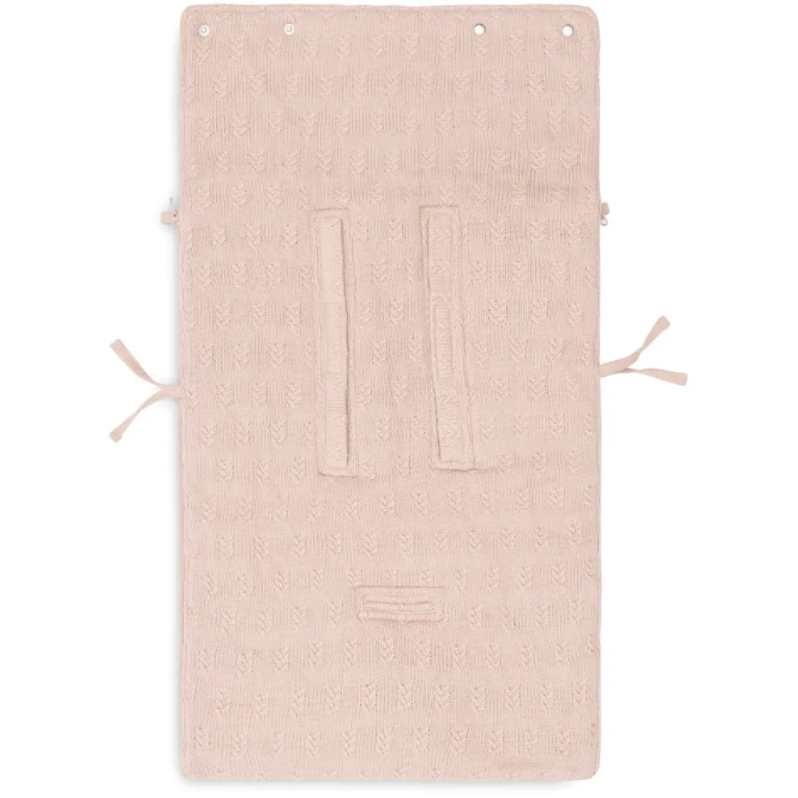 Jollein Voetenzak Grain Knit Wild Rose