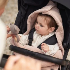 Jollein Voetenzak Grain Knit Wild Rose