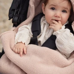 Jollein Voetenzak Grain Knit Wild Rose