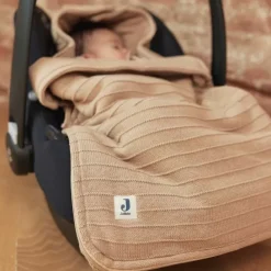 Jollein Voetenzak Pure Knit Biscuit