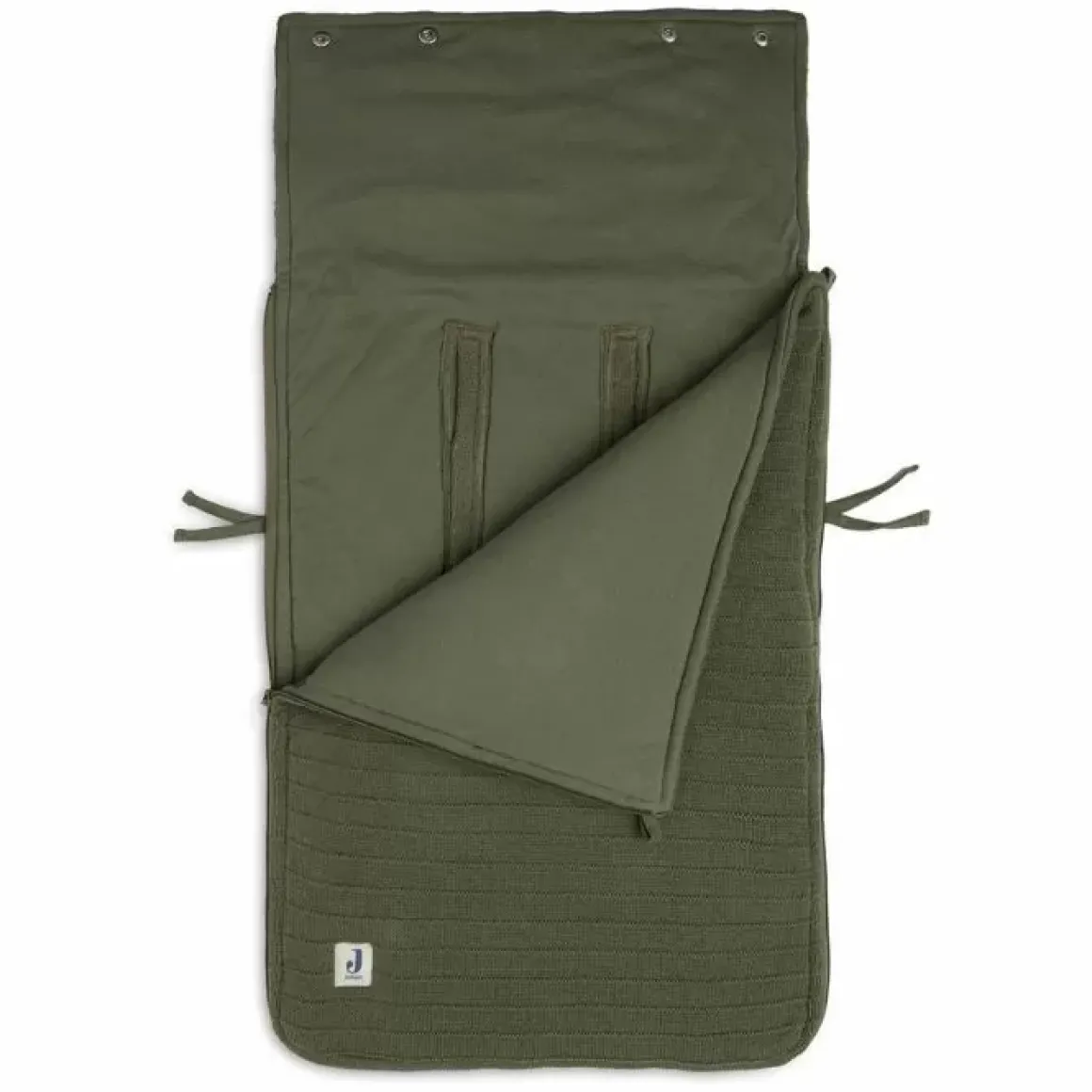 Jollein Voetenzak Pure Knit Leaf Green