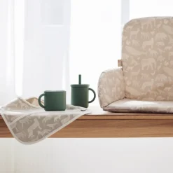 Jollein Waterproof Slabben Animals Nougat (2St)