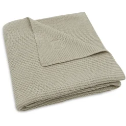 Jollein Wiegdeken Basic Knit Olive Green 75X100Cm