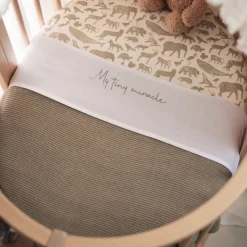 Jollein Wiegdeken Basic Knit Olive Green 75X100Cm