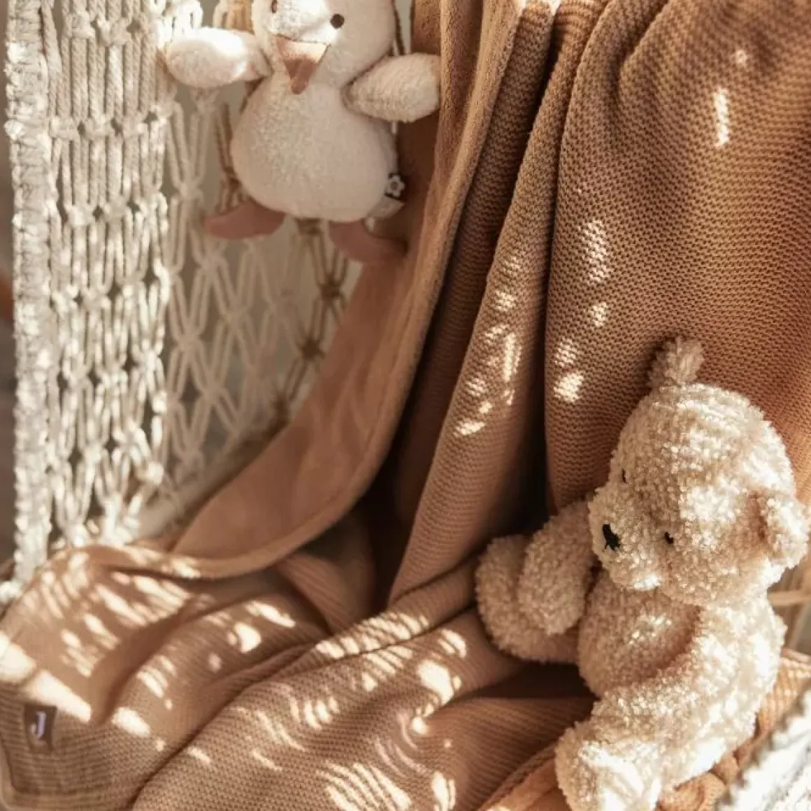 Jollein Wiegdeken Basic Knit Biscuit