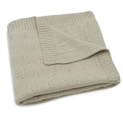 Jollein Wiegdeken Grain Knit Olive Green 75X100Cm