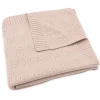 Jollein Wiegdeken Grain Knit Wild Rose 75X100Cm