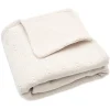 Jollein Wiegdeken Grain Knit Oatmeal/Velour 75X100Cm