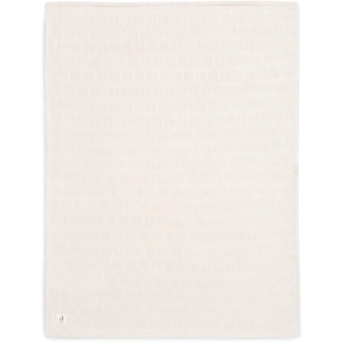 Jollein Wiegdeken Grain Knit Oatmeal/Velour 75X100Cm